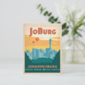 セーブザデート | JoBerg、南アフリカ 案内ポストカード (スタンド正面)