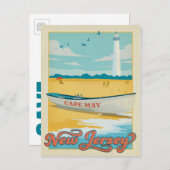 セーブザデート | NJ・メイ岬 案内ポストカード (正面/裏面)