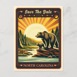 セーブザデート | North Carolina招待状はがき ポストカード
