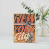 セーブザデート | NYC – 歓迎！ 案内ポストカード (スタンド正面)