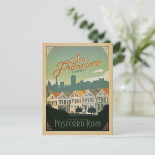 セーブザデート | San Francisco, CA – はがき行 案内ポストカード (スタンド正面)