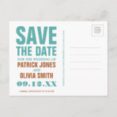 セーブザデート | SC(チャールストン) 案内ポストカード (裏面)