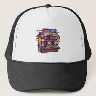 セーブポイントでお休みなさいトラベラー - 16ビット ピクセルアートC キャップ