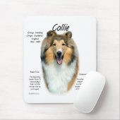 セーブルのラフ・コリーが同類に出会う マウスパッド (マウス)