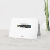 セーブルアイランドスタリオンワイルドホースグレティングカード カード (裏面)