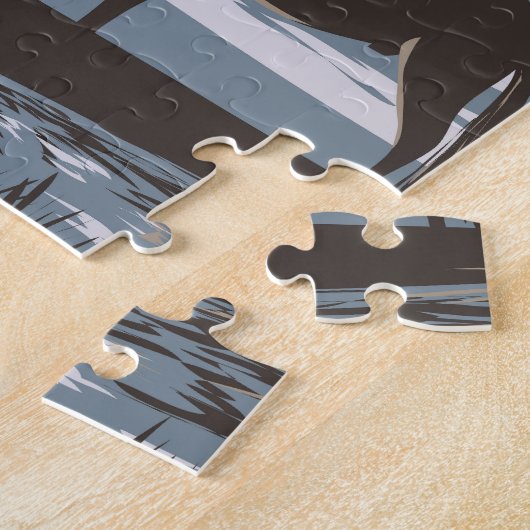 セーブルアイランドナショナルパークリザーブカナダヴィンテージ ジグソーパズル (側面)