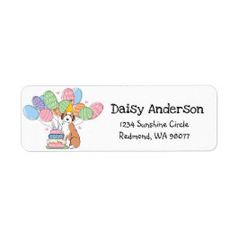 セーブルオーストラリア誕生日差出人住所 ラベル