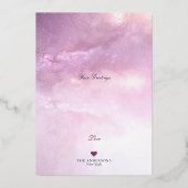 セーブルコリーエンジェル – ペットロス悔やみや弔慰フォイルカード 箔シーズンカード (裏面)