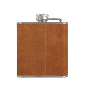 セーブルブラウンレザー金ゴールドモノグラム フラスク (裏面)