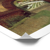 セーブルブリッジ(油オンcanvas) ポスター (角)