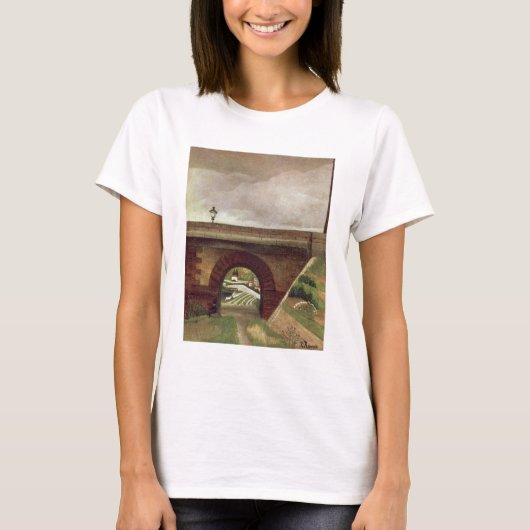 セーブルブリッジ(油オンcanvas) tシャツ (正面)