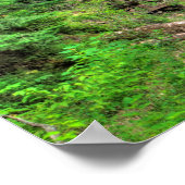 セーブル滝、写真の岩ナットル・レイクショア、MI ポスター (角)