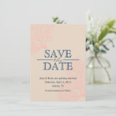 セーブ・ザ・デートカード [コーラル] セーブザデート (スタンド正面)