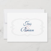 セーブ・ザ・デートカード [コーラル] セーブザデート (裏面)