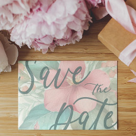 セーブ・ザ・デート案内はがきテンプレート シーズンポストカード