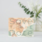 セーブ・ザ・デート案内はがきテンプレート ポストカード (スタンド正面)