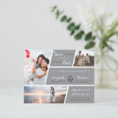 セーブ・ザ・デート案内はがき ポストカード (スタンド正面)