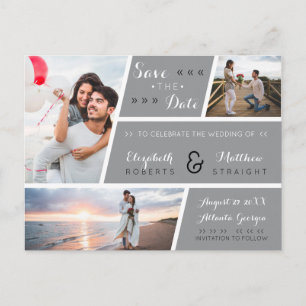 セーブ・ザ・デート案内はがき ポストカード