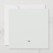 セーブ・ザ・デート案内テンプレート (裏面)