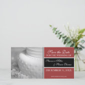 セーブ・ザ・デート案内フォトカード{Red} セーブザデート (スタンド正面)