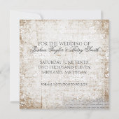 セーブ・ザ・デート案内ヴィンテージフローラ セーブザデート (裏面)