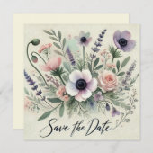 セーブ・ザ・デート案内 (正面/裏面)