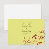 セーブ・ザ・デート案内|の花のしぶき|g1 招待状 (正面/裏面)