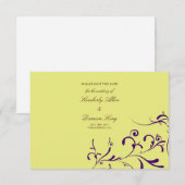 セーブ・ザ・デート案内|の花のしぶき|g2 セーブザデート (正面/裏面)