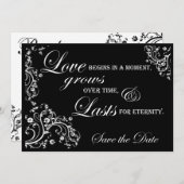 セーブ・ザ・デート案内 セーブザデート (正面/裏面)