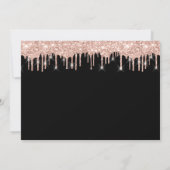 セーブ・ザ・デート ブラックローズ グリッター スパーク ドリップス (裏面)