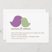 セーモダンジ·ラベンダー 招待状 (正面/裏面)