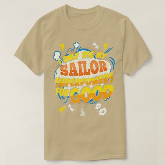 セーラおもしろいー超大国Gag2350 Tシャツ (デザイン正面)