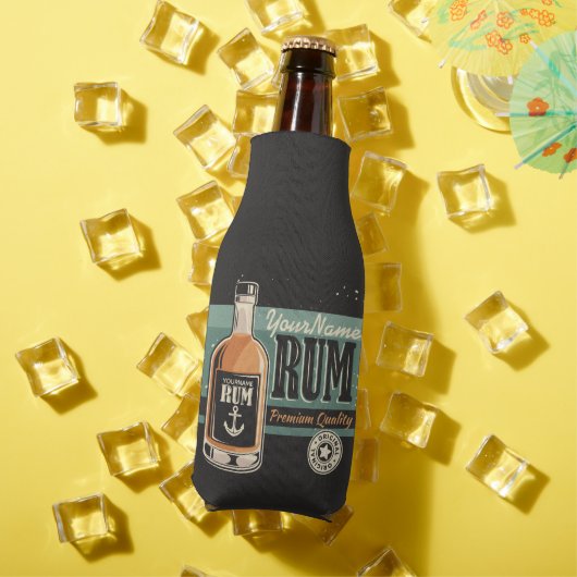 セーラパーソナライズされたラム酒ボトルレトロ標識 ボトルクーラー (インサイチュ 夏)