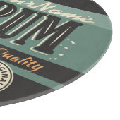 セーラパーソナライズされたーラム酒ボトルレトロ標識  カッティングボード (角)