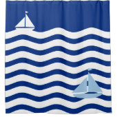 セーラボーツデイカスタム シャワーカーテン (正面)