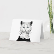 セーラムの神秘的な黒と白の猫