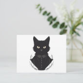 セーラムの魔法の黒猫 インビテーションポストカード (スタンド正面)