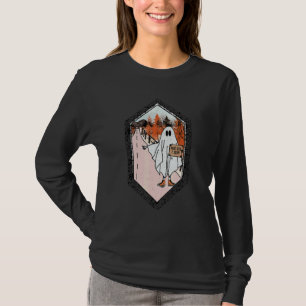セーラムまで乗せて Spooky Halloween Retro Groovy Tシャツ