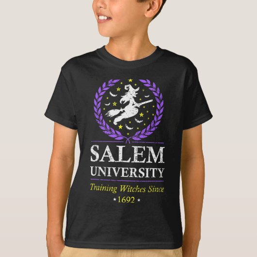 セーラム魔女大学トレーニング ハロウィン 女性 Tシャツ (正面)