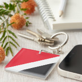 セーランド公国の旗 キーホルダー (正面右)