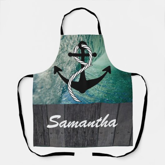 セーラーいかりレイクコテージ航海の海名 エプロン (正面)