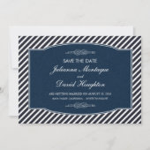 セーラーのノット - 結婚式の日時お知らせカード 招待状 (正面)