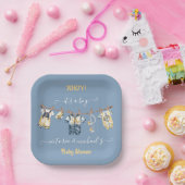 セーラーアホ航海のイボーイ赤ちゃんシャワー物干し ペーパープレート (パーティー)