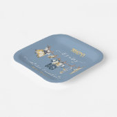 セーラーアホ航海のイボーイ赤ちゃんシャワー物干し ペーパープレート (傾斜あり)