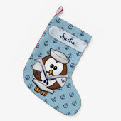 セーラーオウル スモールクリスマスストッキング (正面 (吊り時))