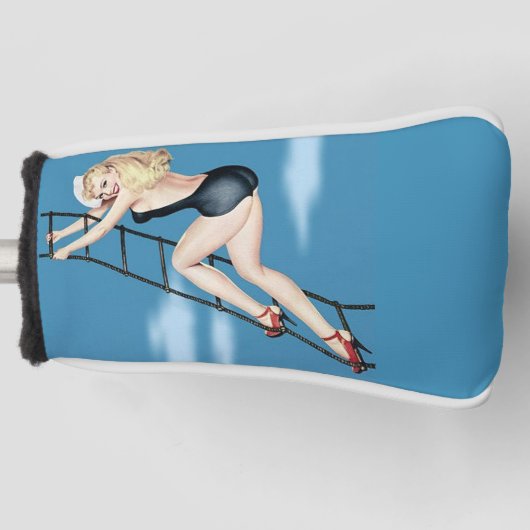 セーラーガールピンアップ ゴルフヘッドカバー (正面)