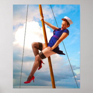 セーラーガールピンナップ ポスター