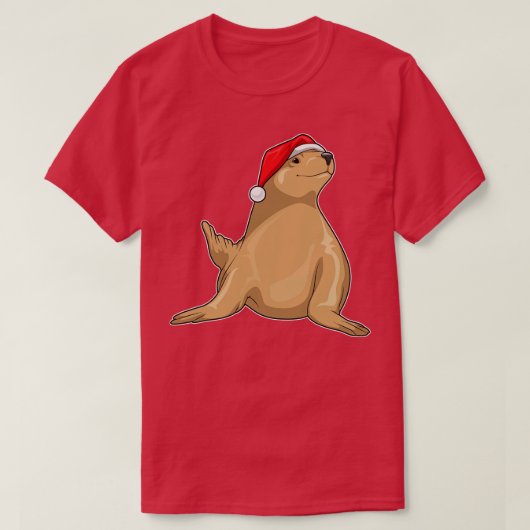 セーラークリスマスサンタ帽 Tシャツ (デザイン正面)