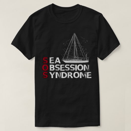 セーラーサウス海の趣味セーラーセールアクセサリーsai tシャツ (デザイン正面)