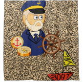 セーラーシャワーカーテン シャワーカーテン (正面)